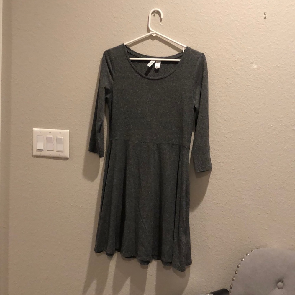 Gray Jersey Dress